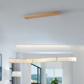 Alexandria Brushed Gold Chandelier
