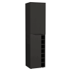 Haora Tall Bar Double Door Cabinet, Seven Built-in Wine Rack, One Mobile Shelf, Two Interior Shelves