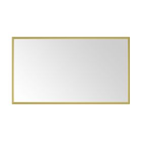 84in. W x 48in. H Metal Framed Bathroom Mirror for Wall, Rectangle Mirror, Bathroom Vanity Mirror Farmhouse, Anti-Rust