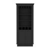 Bar Cabinet Provo, Living Room, Black
