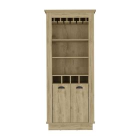 Bar Cabinet Provo, Living Room, Macadamia