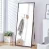 Fourth generation solid wood frame full-length mirror, dressing mirror, bedroom porch, decorative mirror, clothing store, floor standing large mirror