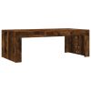Coffee Table Smoked Oak 40.2"x19.7"x14.2" Engineered Wood