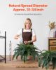 2 Pcs Artificial Boston Ferns Plastic Fern 30 Branches Indoor Outdoor Decor