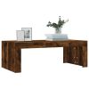 Coffee Table Smoked Oak 40.2"x19.7"x14.2" Engineered Wood