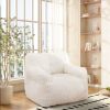 Bean Bag Chairs for Adults Oversize Bean Bag Sofa Chair with High Density Memory Foam Bean Bag Chair Lazy Chair with Armrest
