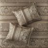 7 Piece Jacquard Comforter Set