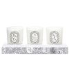 DIPTYQUE - Scented Mini Candle Discovery Set: Baies, Figuier, Roses 447739 70g x3pcs