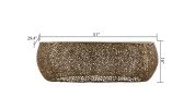 T3601-50 Oval Coffee Table Gold