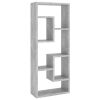 Wall Shelf Concrete Gray 14.2"x6.3"x35.4" Engineered Wood