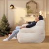Bean Bag Chairs for Adults Oversize Bean Bag Sofa Chair with High Density Memory Foam Bean Bag Chair Lazy Chair with Armrest