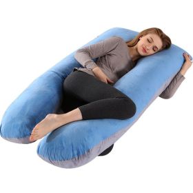 Cozy Cloud U-Shape Body Pillow – Full Support for Mamas-to-Be (and Tired Humans) (Option: 140x80cm-Only case-S28)