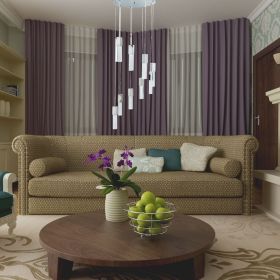 Sparkling Night Chandelier (Color: 9 Light LED Spiral)