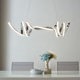 Munich LED Horizontal Chandelier (Color: Chrome)