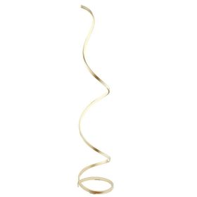 Modern LED Spiral Floor Lamp (Color: Sandy Gold)