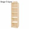 1pc Wardrobe Hanging Storage Bag; Drawer Fabric Closet Storage Organizer Holder