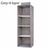 1pc Wardrobe Hanging Storage Bag; Drawer Fabric Closet Storage Organizer Holder