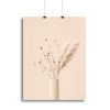 Thistle a Pampas Beige Canvas Print or Poster