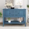 Cambridge Series Ample Storage Vintage Console Table with Four Small Drawers and Bottom Shelf for Living Rooms,Entrances and Kitchens