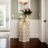 Floor Vases Gold Large Vases - 32/28/24 inch decorative high vases set of 3 for home decor Vintage Large vases representing twigs Twigs dried flowers