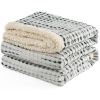 VERAMUSE Sherpa Throw Blanket for Couch 50"X60" Winter Thick Warm Blankets for Bed Sofa